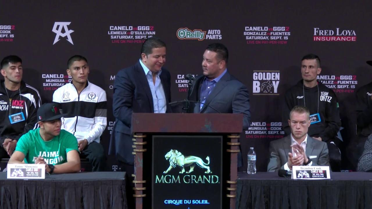 CANELO VS. GGG 2 UNDERCARD PRESS CONFERENCE