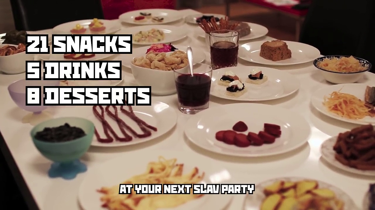 Slav snacks - Slav party tutorial