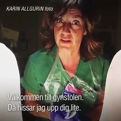 Du kan aldrig ana vad barnmorskan Maria hittade under påskhelgens gynundersökning 