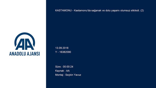 Ceviz büyüklüğündeki dolu araçlarda hasara neden oldu (2) - KASTAMONU