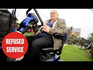 KFC refuse to serve disabled man on mobility scooter through drive-thru