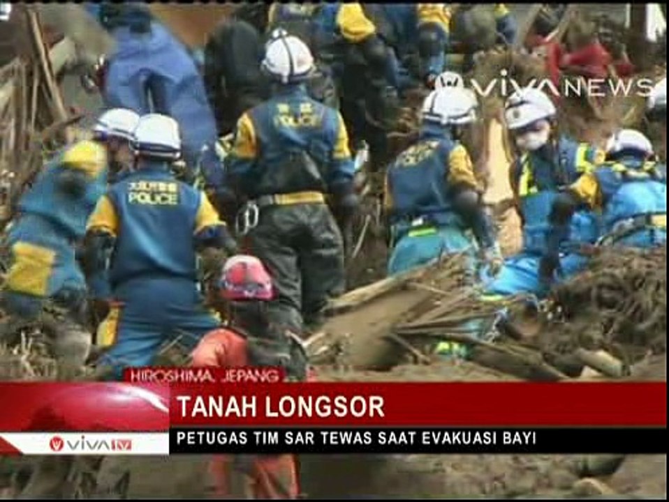 Korban Tewas Tanah Longsor Jepang Capai 39 Orang