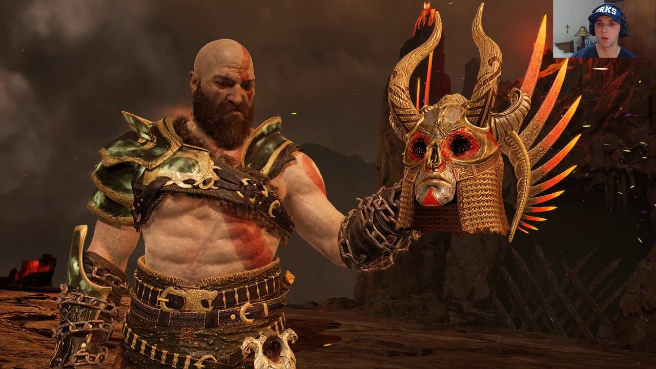 God of War 4 - Valkyrie Gondul  Boss Battle (PS4 Pro)