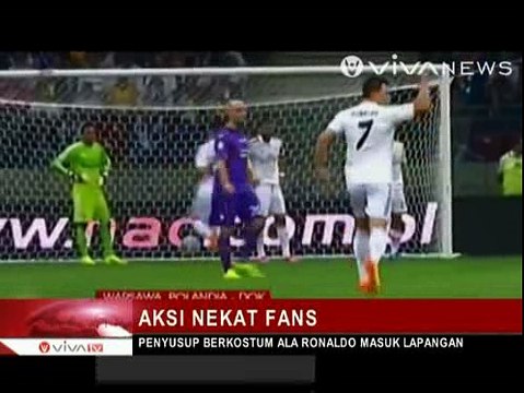 Aksi CR7 Palsu Ganggu Laga Madrid vs Fiorentina