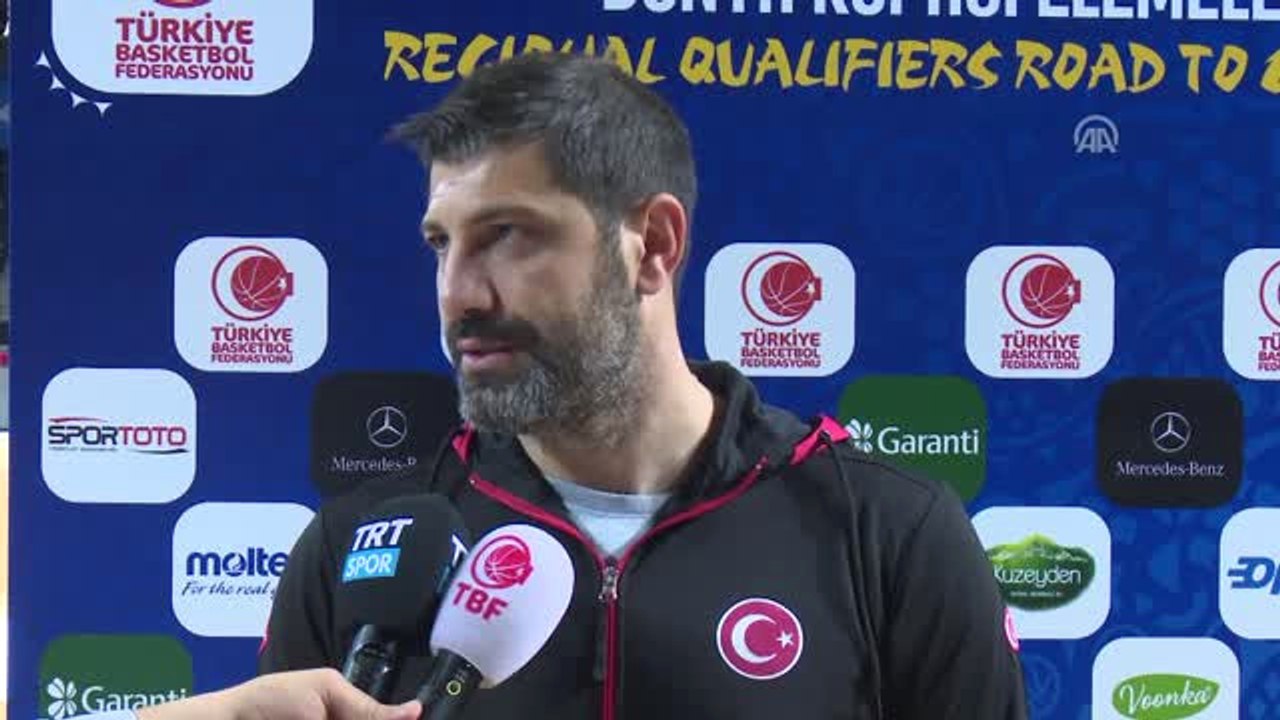 A Milli Erkek Basketbol Takımı, Karadağ Maçına Hazır