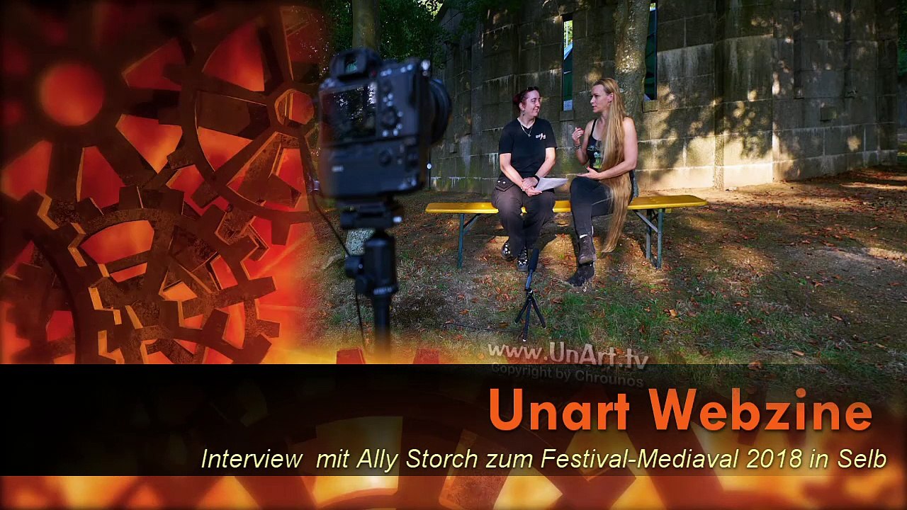 Unart webzine - interview ally storch - festival-mediaval 2018