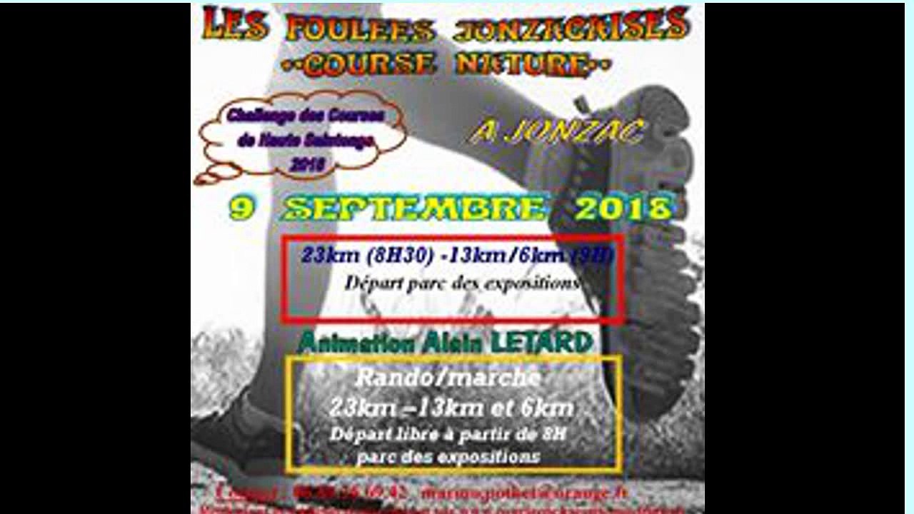 Les Foullées 2018,  fin du deuxième challenge haute saintonge