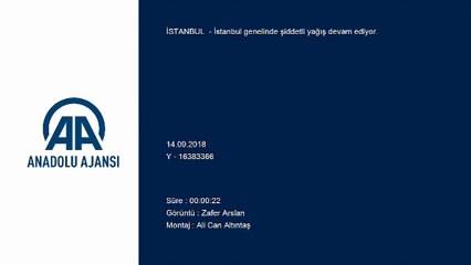 İstanbul'da sağanak gece boyunca etkili oluyor