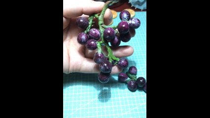 Too realistic, Making miniature fruits with colored clay