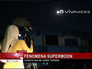 Fenomena Supermoon, Bulan 14 Persen Lebih Besar dari Biasanya