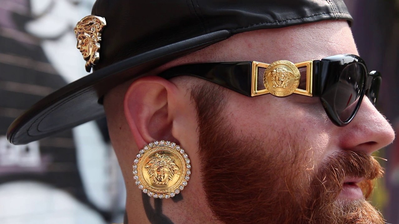 Franky Styles' Gianni Versace Vintage Sunglasses Model 424