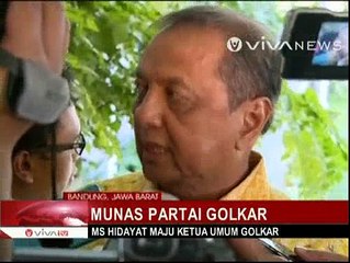 MS Hidayat Maju Sebagai Calon Ketum Golkar