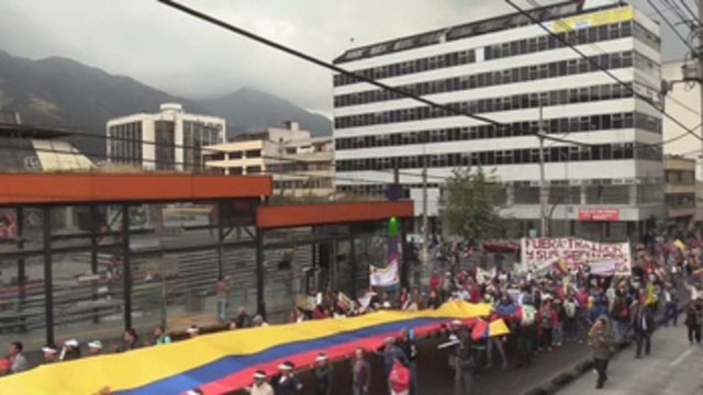Simpatizantes de Correa vuelven a las calles para criticar el Gobierno de Moreno