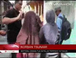 10 Tahun Terpisah, Korban Tsunami Bertemu Keluarga