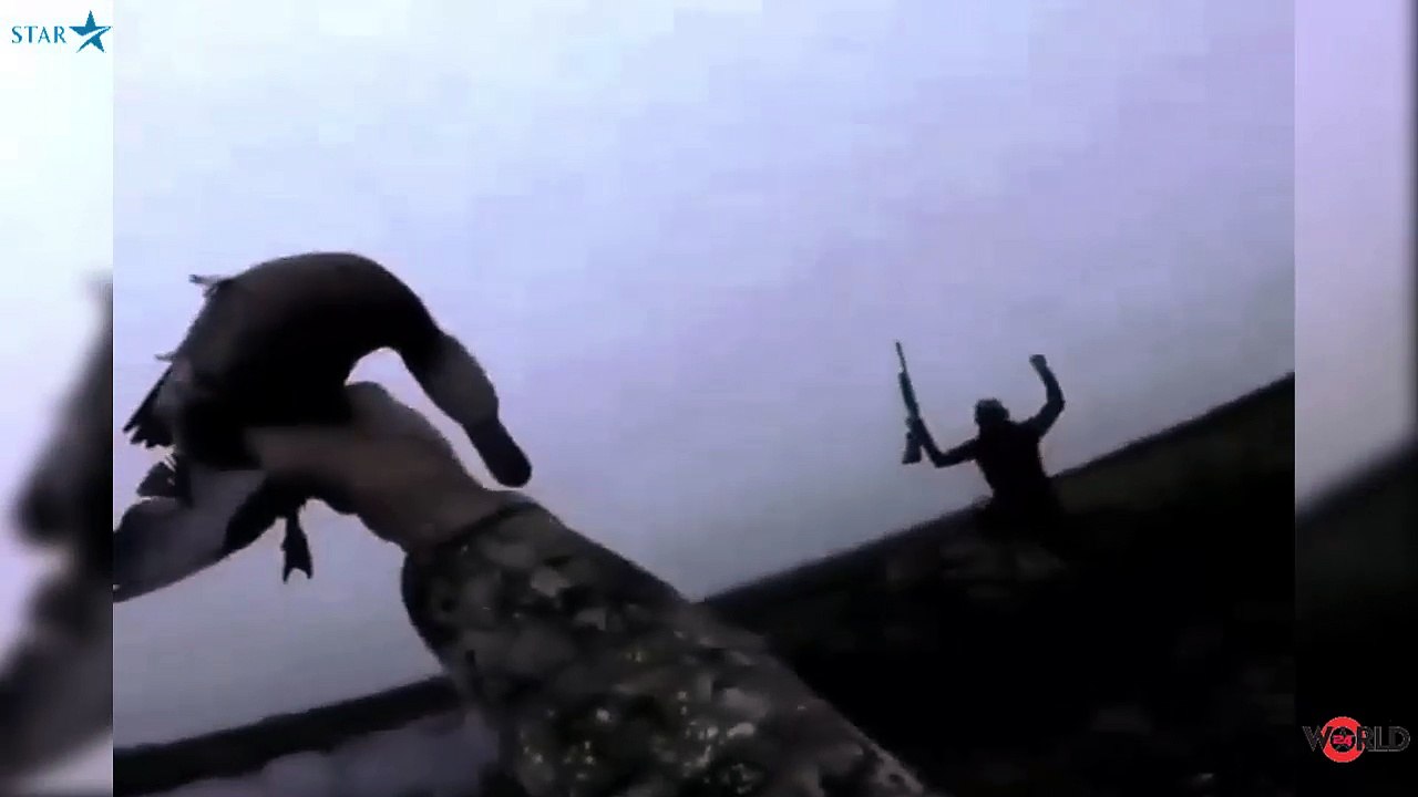 Incredible!!!! Bird caught in the air After shoot