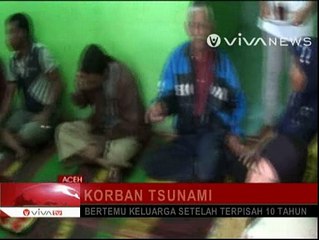 10 Tahun Terpisah, Bocah Korban Tsunami Aceh Bertemu Dengan Orang Tuanya