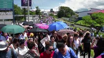 Costa Rica vive jornada de bloqueos en huelga contra plan fiscal