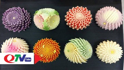 Ngỡ ngàng với bánh trung thu điêu khắc - QTV