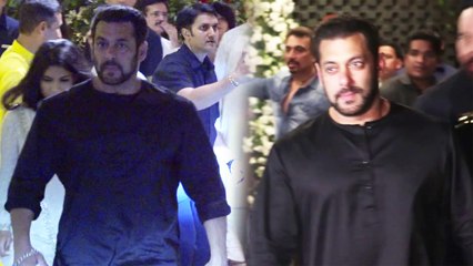 Salman Khan wears BLACK kurta for Ganpati Celebrations; Watch Video | FilmiBeat