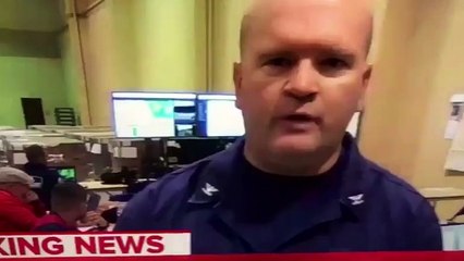 Download Video: Coast Guard Official Appears To Flash White Power Sign on Television