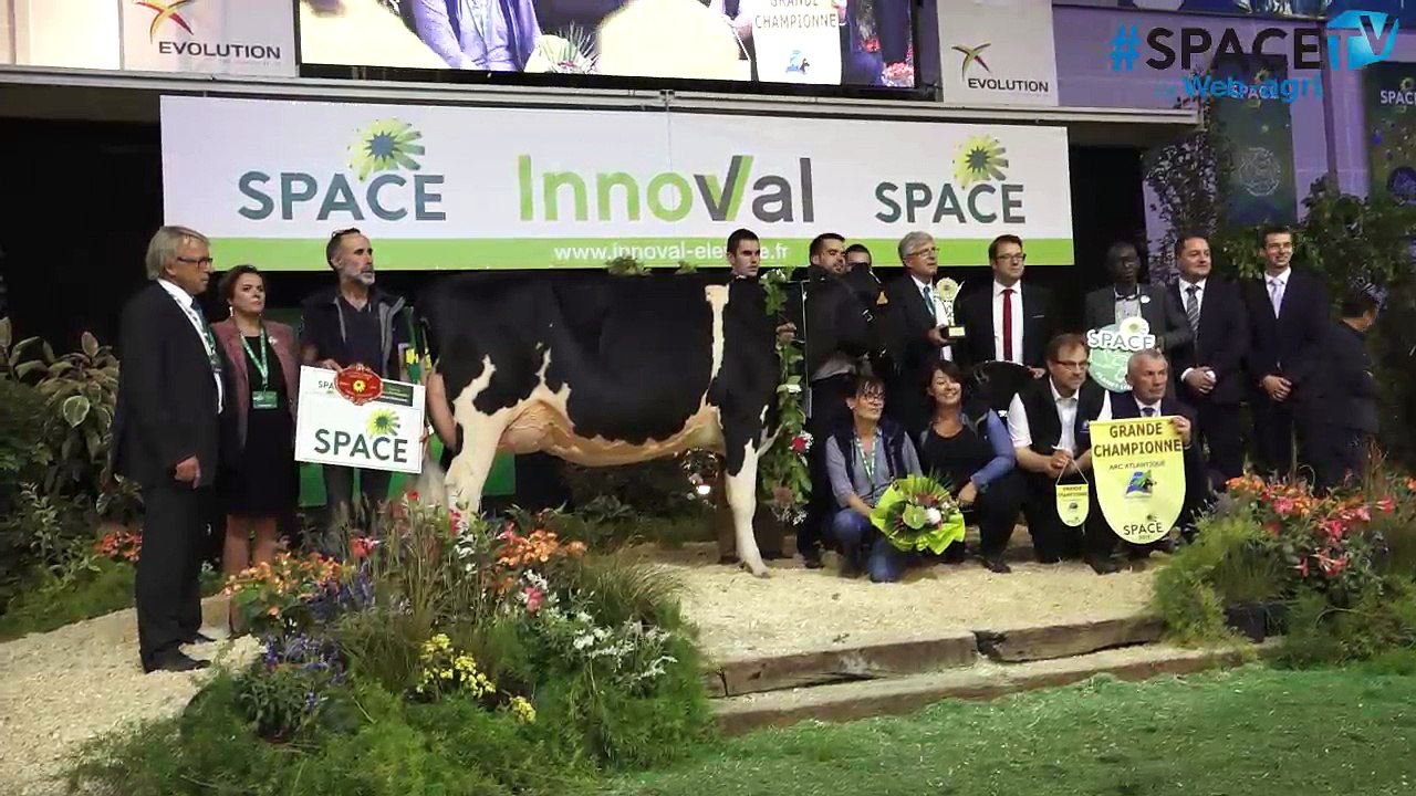 Du bon vent Janna Cama couronnée grande championne du Space 2018 - Gaec du bon vent (56)