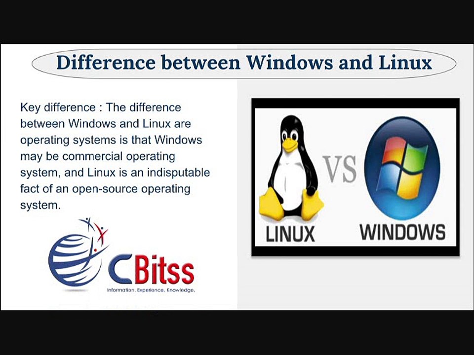 Difference between Windows & Linux