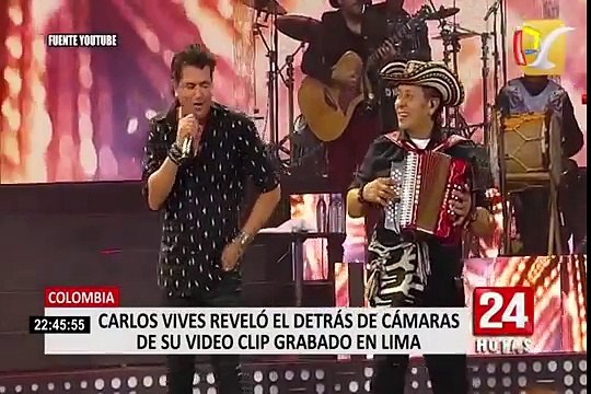 “Mañana”: Carlos Vives lanza detrás de cámara de videoclip grabado en Lima