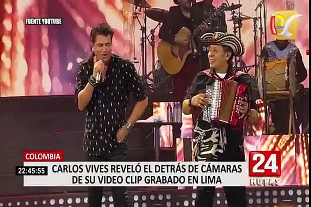 “Mañana”: Carlos Vives lanza detrás de cámara de videoclip grabado en Lima