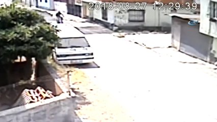 Hırsızı aile boyu böyle kovaladılar