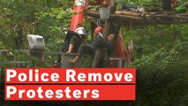 Police Forcibly Remove Coal Mine Protesters From Ancient Forest