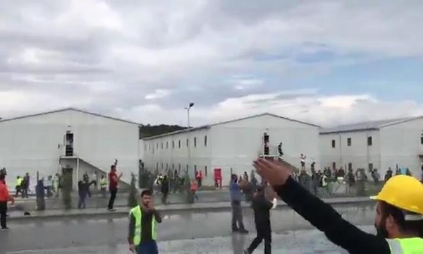 Eylemdeki havalimanı işçilerine biber gazlı müdahale
