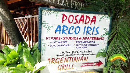 Best hotels in Roatan Honduras- Hotel Posada Arco Iris