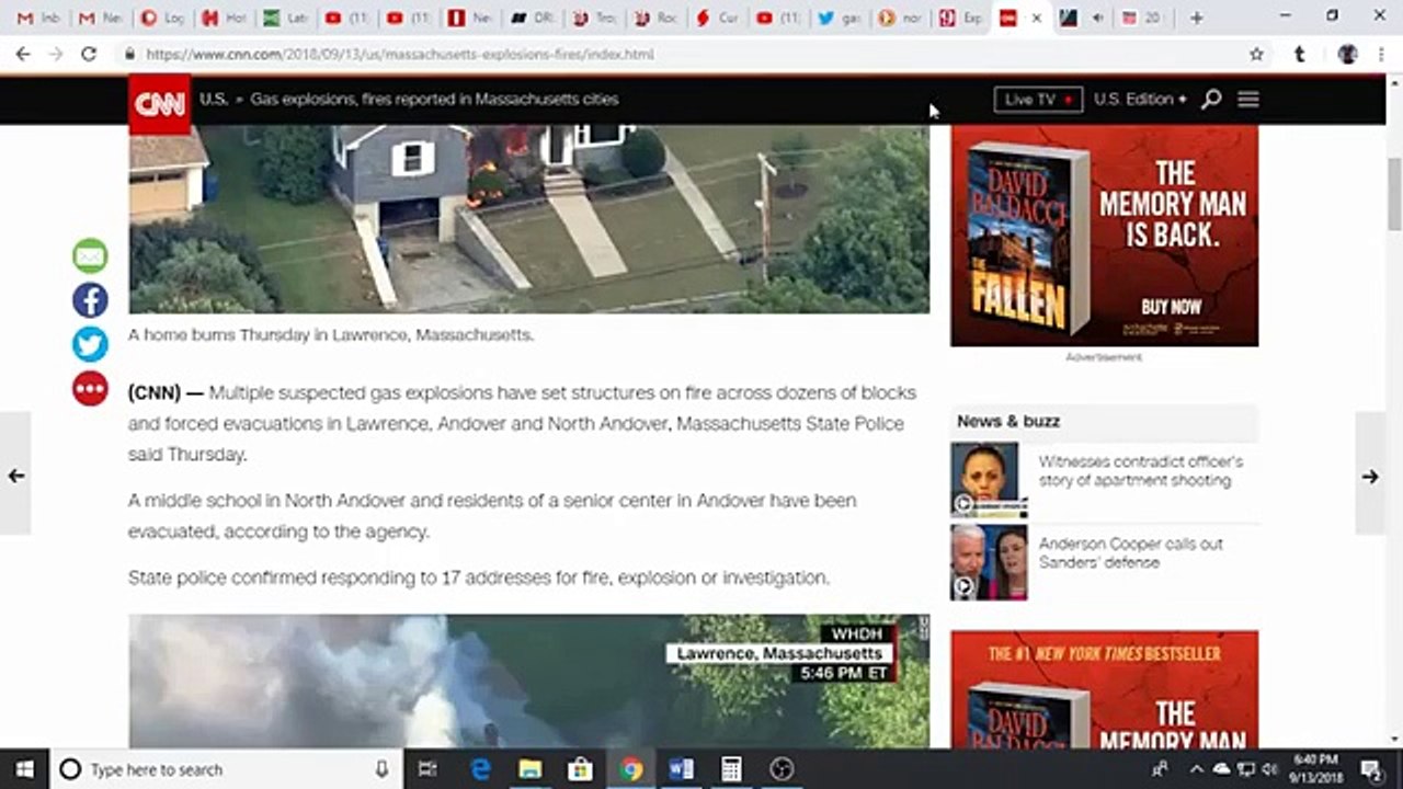 Explosions and Fires Ravage Homes in Massachusetts Cities  Unreal (GM MW)