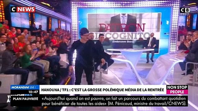 Retour dans Morandini Live sur la polémique qui oppose Cyril Hanouna aux dirigeants de TF1