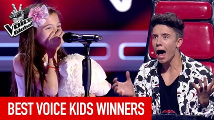 BEST WINNERS from all around the world in The Voice Kids [PART 4]