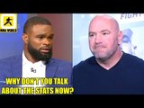 Tyron Woodley takes a Jab at Dana White after he out landed Till 74-1,Nicco-Shevchenko's scared