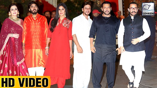 Mukesh Ambani's Ganpati Party 2018 | Salman, Shahrukh, Aamir, Katrina
