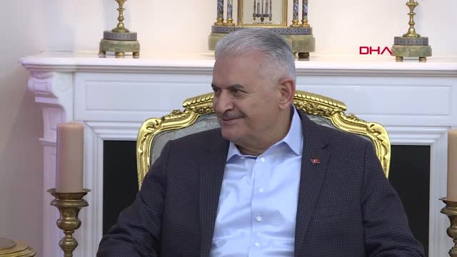 TBMM Başkanı Yıldırım, Dokuz Eylül Üniversitesi Rektörü Nükhet Hotar'ı Kabul Etti