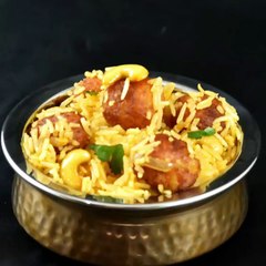 Kofta Rice recipe - Lunch box rice recipe - Kofta tawa pulao