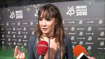 Aitana y Cepeda evitan las preguntas de su relación