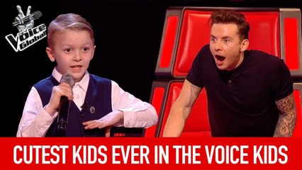 CUTEST Blind Auditions worldwide in The Voice Kids [PART 3]