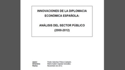 La tesis de Sánchez ya puede consultarse en la base de datos Teseo