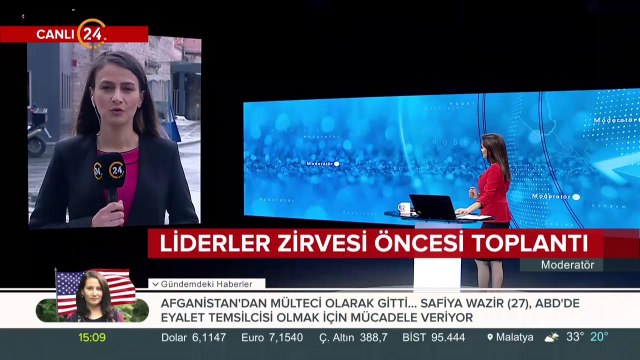 Liderler Zirvesi öncesi toplantı
