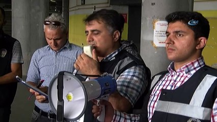 Maçlarda görev yapan güvenliklere uygulamalı eğitim