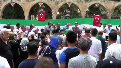 İdlib'e hava saldırılarına tepki - ŞANLIURFA