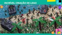 Incrível criação de Lego