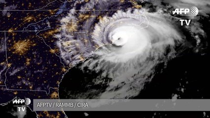 Furacão Florence toca a terra na costa leste dos EUA