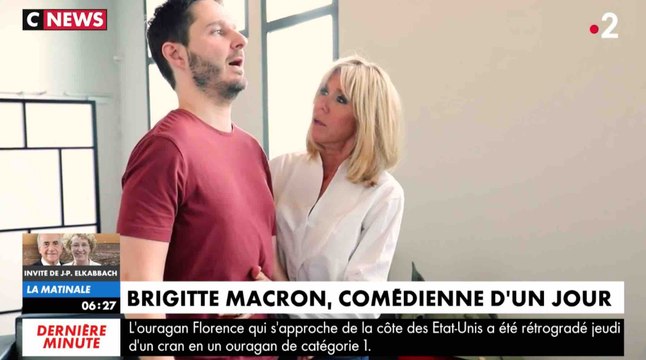 Brigitte Macron comédienne dans une série - ZAPPING ACTU HEBDO DU 15/09/2018