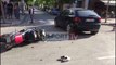 Report Tv-Aksident në Vlorë, 'Audi' me targa italiane përplas motorin, në gjendje të rëndë drejtuesi