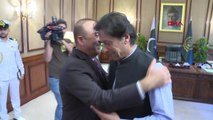 Dışişleri Bakanı Mevlüt Çavuşoğlu, Pakistan Başbakanı Imran Khan Tarafından Kabul Edildi